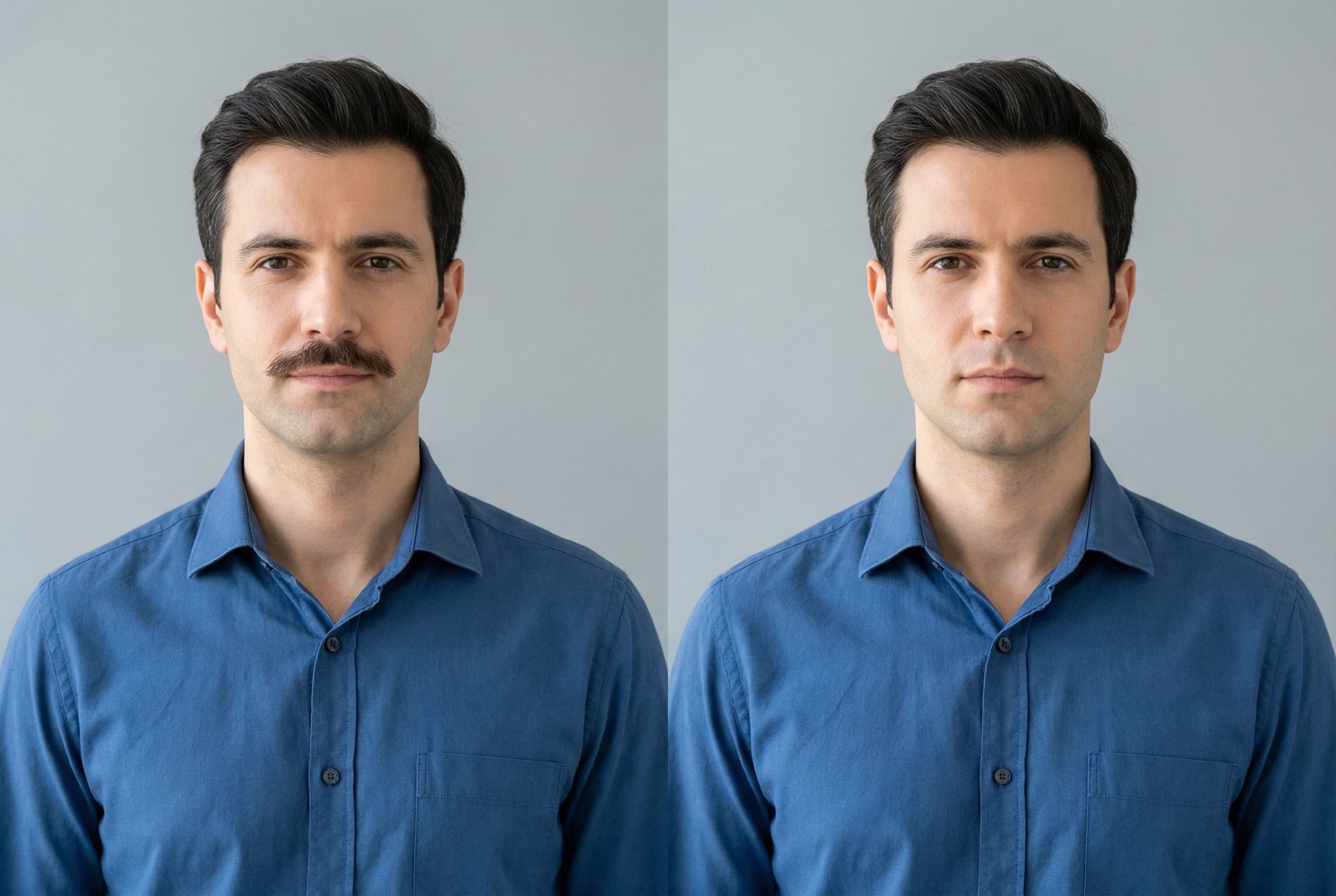 Mustache Removal Image 1